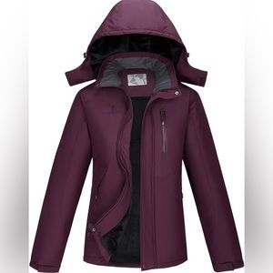 Camel Crown Women’s Winter Waterproof Snow/Ski Jacket *MISSING HOOD*